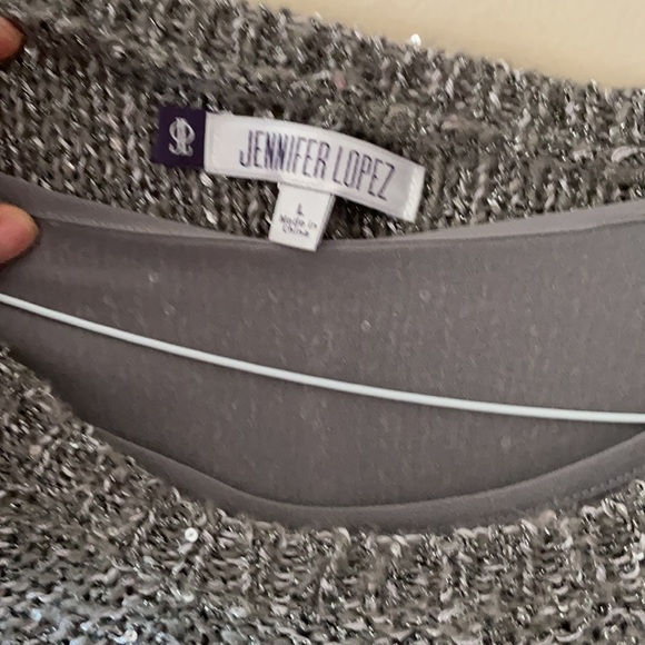 Jennifer Lopez Shimmery Sweater New - Picture 3 of 9
